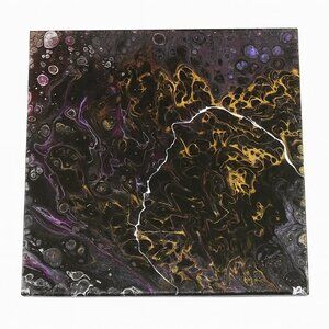 Handmade Abstract Acrylic Pour Painting